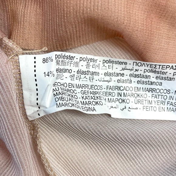 ZARA • Abstract Printed Tulle Long Sleeve Blouse Top - Picture 12 of 14